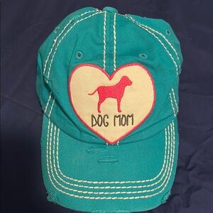 Teal Dog Mom Cap